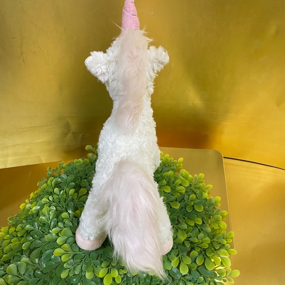UNICORN PINK & WHITE SUPER SOFT FLUFFY PLUSH MACY’S FIRST IMPRESSIONS 11” - Picture 7 of 14